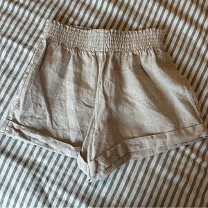 Reformation linen shorts